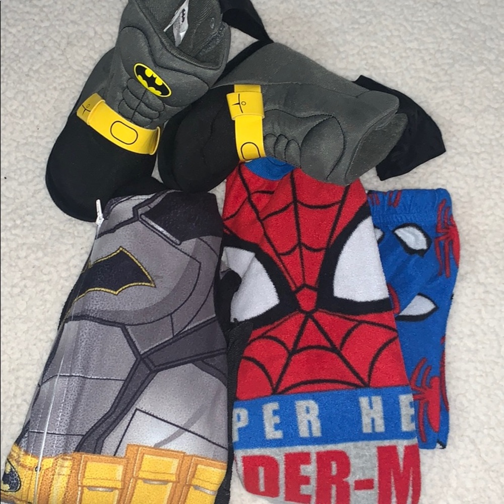 2T Boys Superhero Pajamas